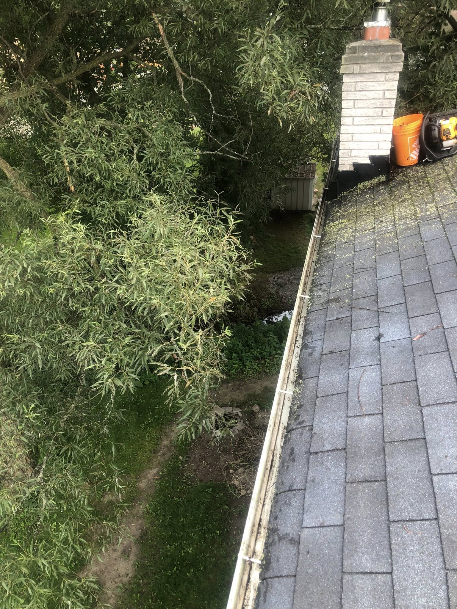 Clean gutters