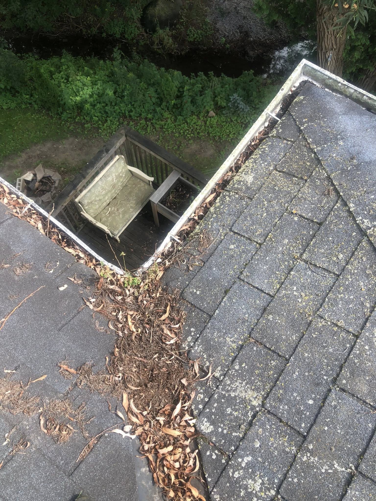 Clean gutters